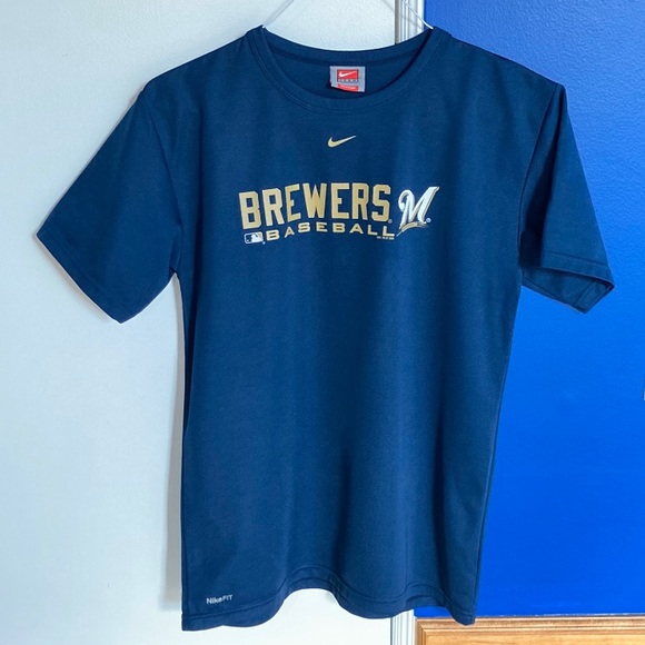 2000s Nike x Brewers Tee - Picture 2 of 10